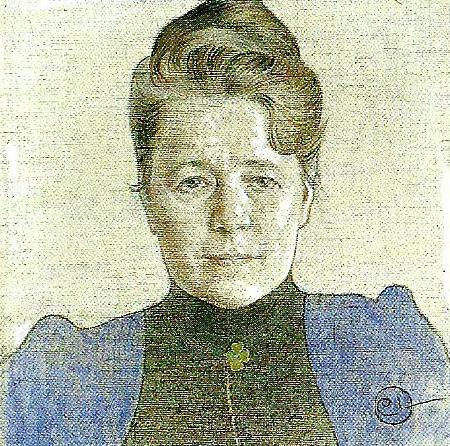 Carl Larsson selma lagerlof oil painting picture